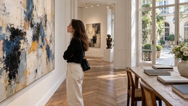 Acheter sa première toile contemporaine sans se tromper de signature