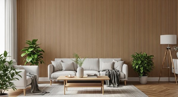 Les panneaux muraux tasseau bois : une tendance déco chaleureuse et moderne
